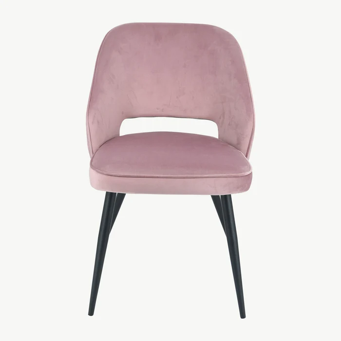Sutton Dining Chair - Pink Velvet