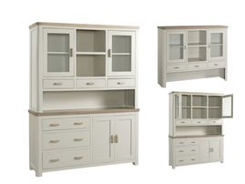 Treviso Painted large door buffet hutch